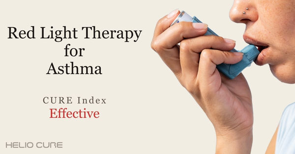 Red light therapy for asthma