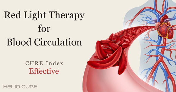Red light therapy for blood circulation
