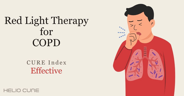 Red light therapy for COPD