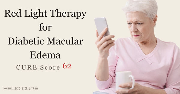 Red light therapy for diabetic macular edema