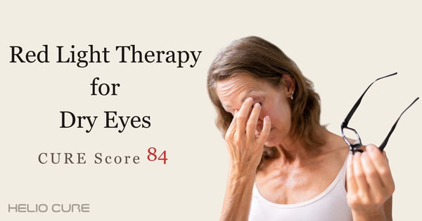 Red light therapy for dry eyes