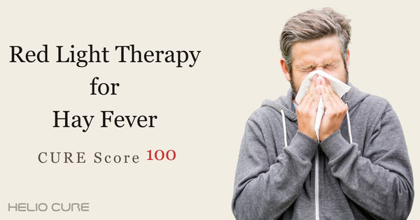 Red light therapy for allergic rhinitis