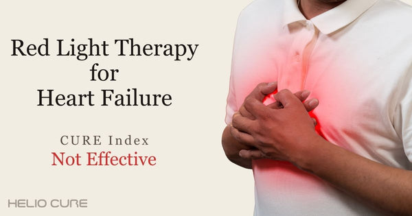 Red light therapy for heart failure