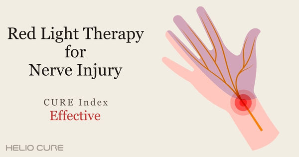 Red light therapy for nerve injury