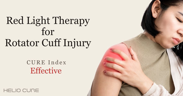 Red light therapy for rotator cuff injury