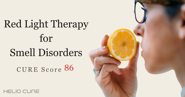 Red light therapy for smell disorders