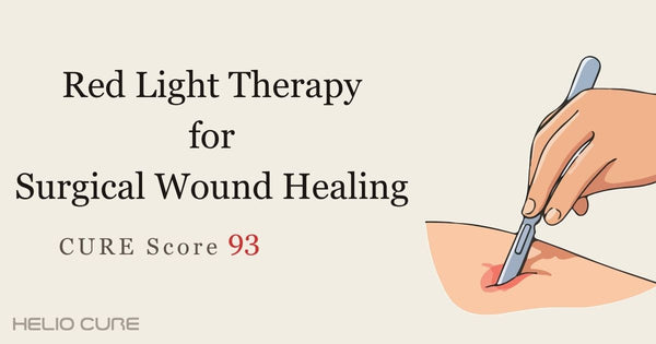 Red light therapy for surgical wound healing