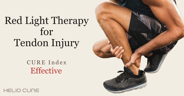 Red light therapy for tendon injury