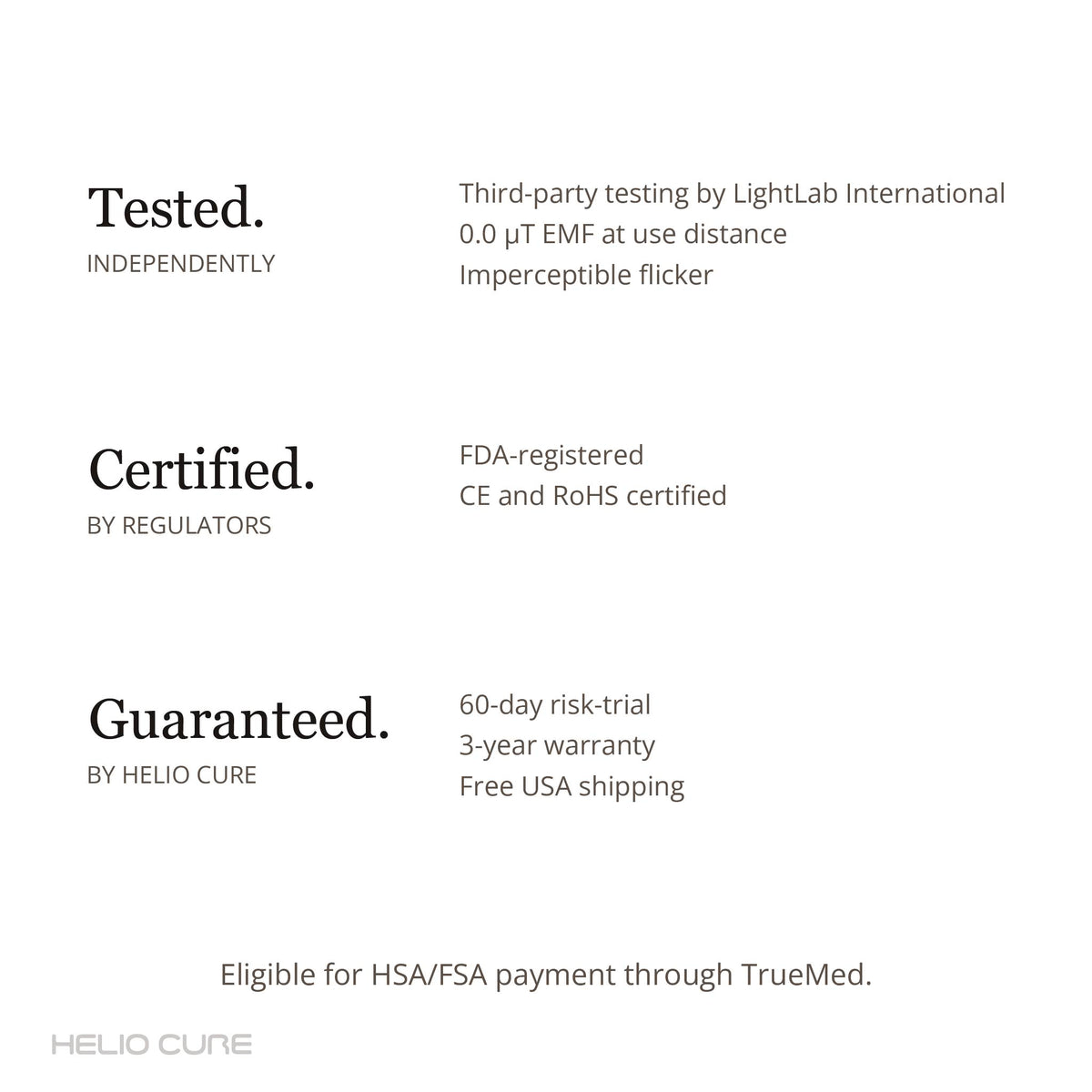 Helio Cure Safety