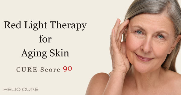 Red light therapy for aging skin