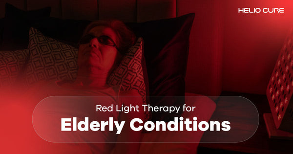 Red light therapy for elderly conditions