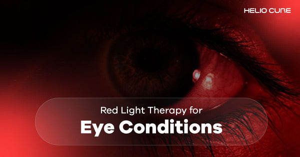 Red light therapy for eye conditions