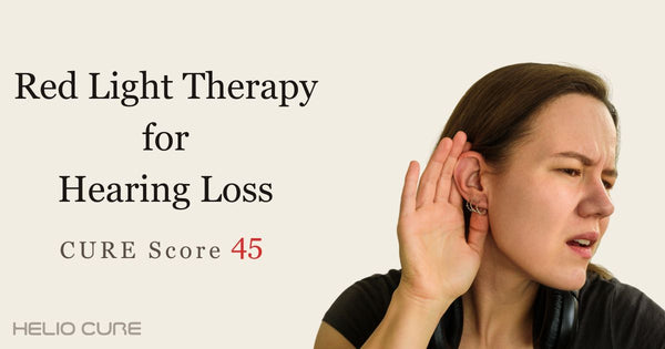 Red light therapy for hearing loss