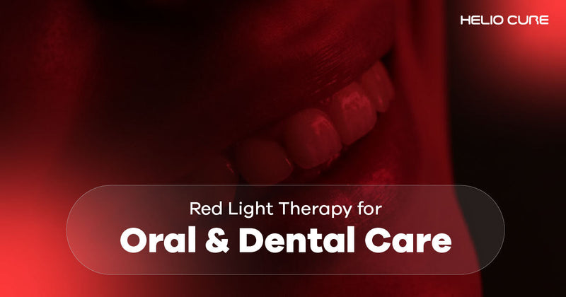 Red light therapy for oral and dental conditions