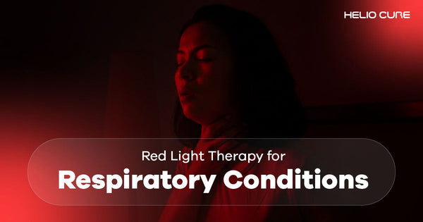 Red light therapy for respiratory conditions