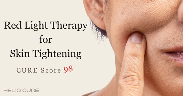 Red light therapy for skin tightening