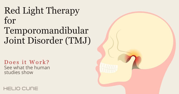 Red light therapy for temporomandibular joint disorder