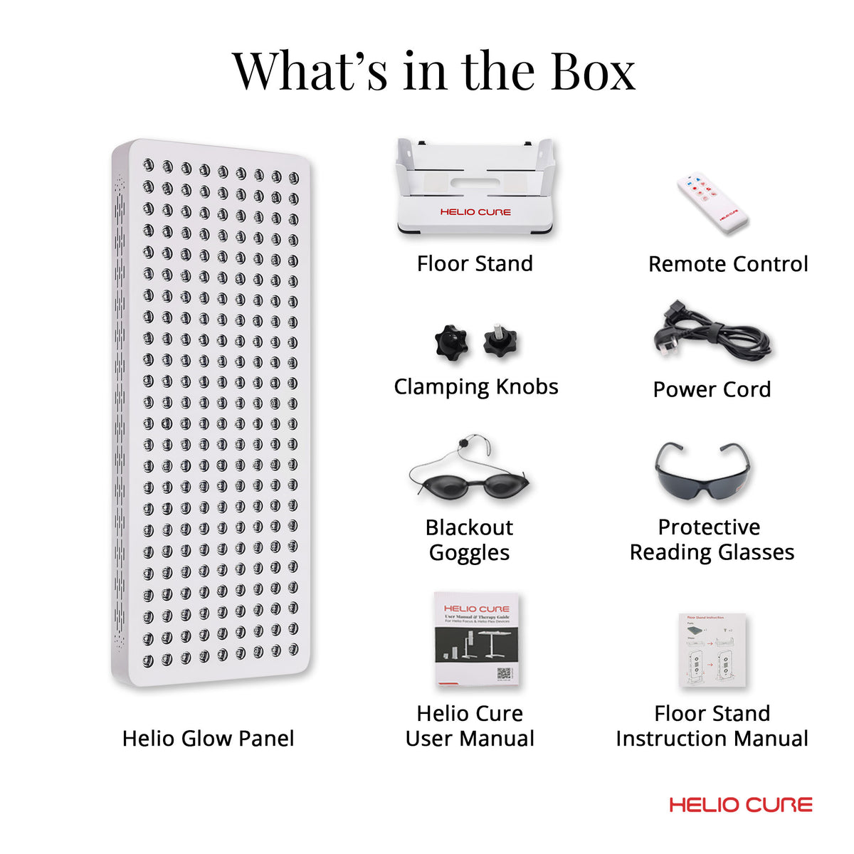 Helio Glow Box Contents